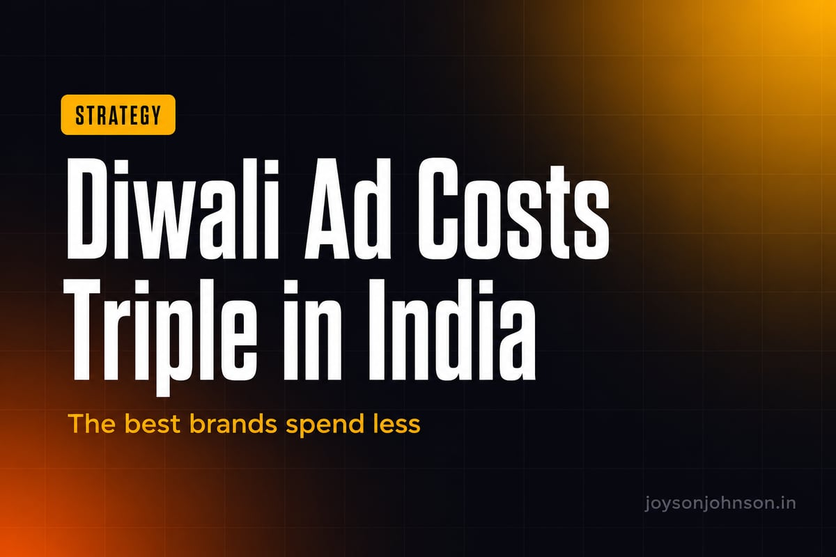 Diwali 2026 Ad Costs Triple in India: Why the Best Brands Spend Less
