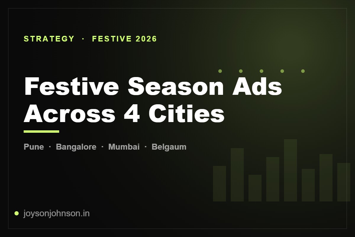 Festive Season 2026: How Businesses in Pune, Bangalore, Mumbai and Belgaum Should Run Their Ads