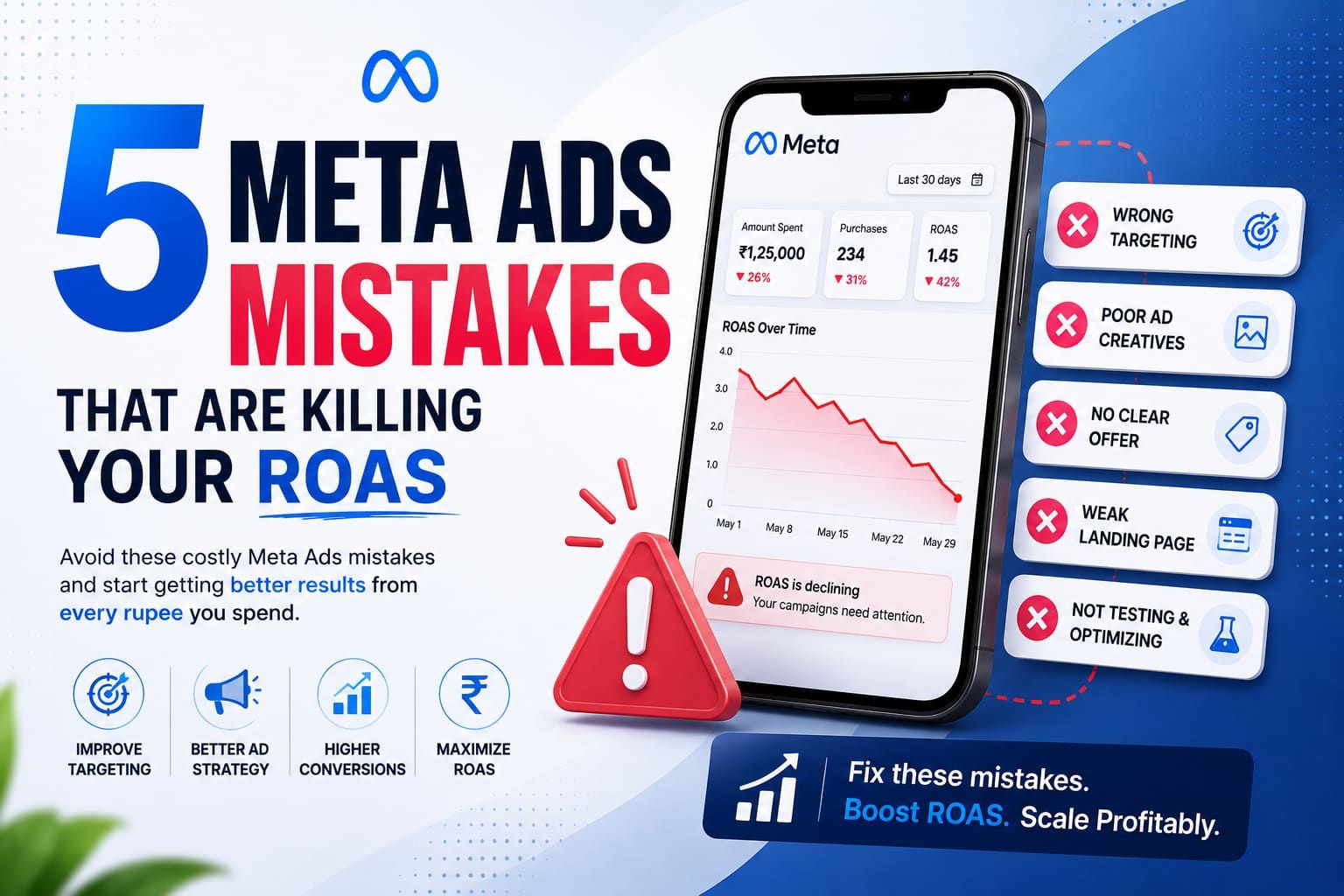 5 Meta Ads Mistakes That Are Killing Your ROAS